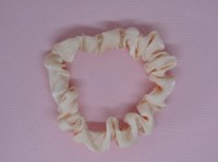 Scrunchie zacht roze